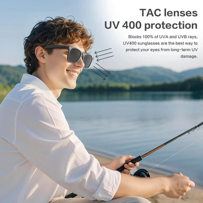 800W AI Smart Camera Glasses with Translation Recording Calls