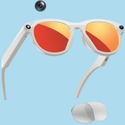 800W AI Smart Camera Glasses with Translation Recording Calls