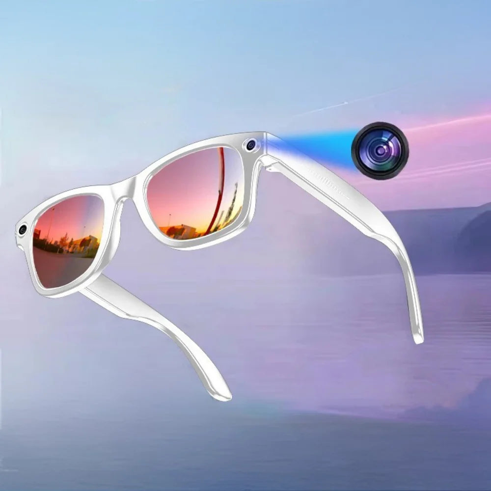 800W AI Smart Camera Glasses with Translation Recording Calls